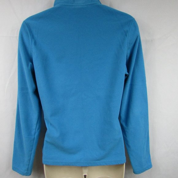Women's | North Face | Fleece | Pullover | 1/4 Zip | Turquoise - Picture 3 of 4